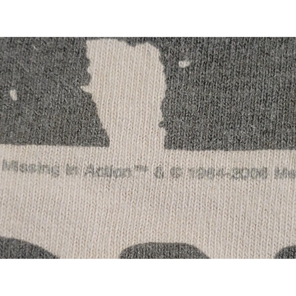 Vintage Chuck Norris Missing In Action Shirt Adult Medium Movie Promo Beige Rare - Picture 6 of 8